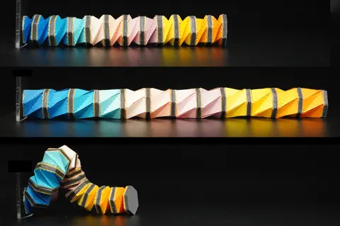Origami robotic arm